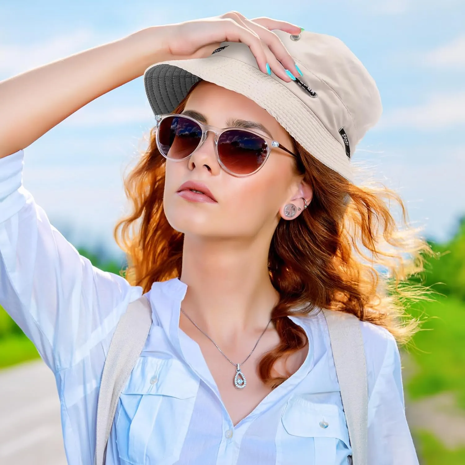 48 Pcs Bucket Hat Bulk for Women Men Fisherman Adjustable Summer Hat UV Protection for Outdoor Fishing Hiking Beach