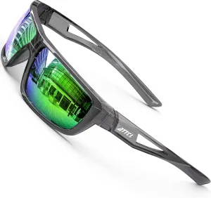 ATTCL Sports Polarized Sunglasses For Men Cycling Driving Fishing 100% UV Protection