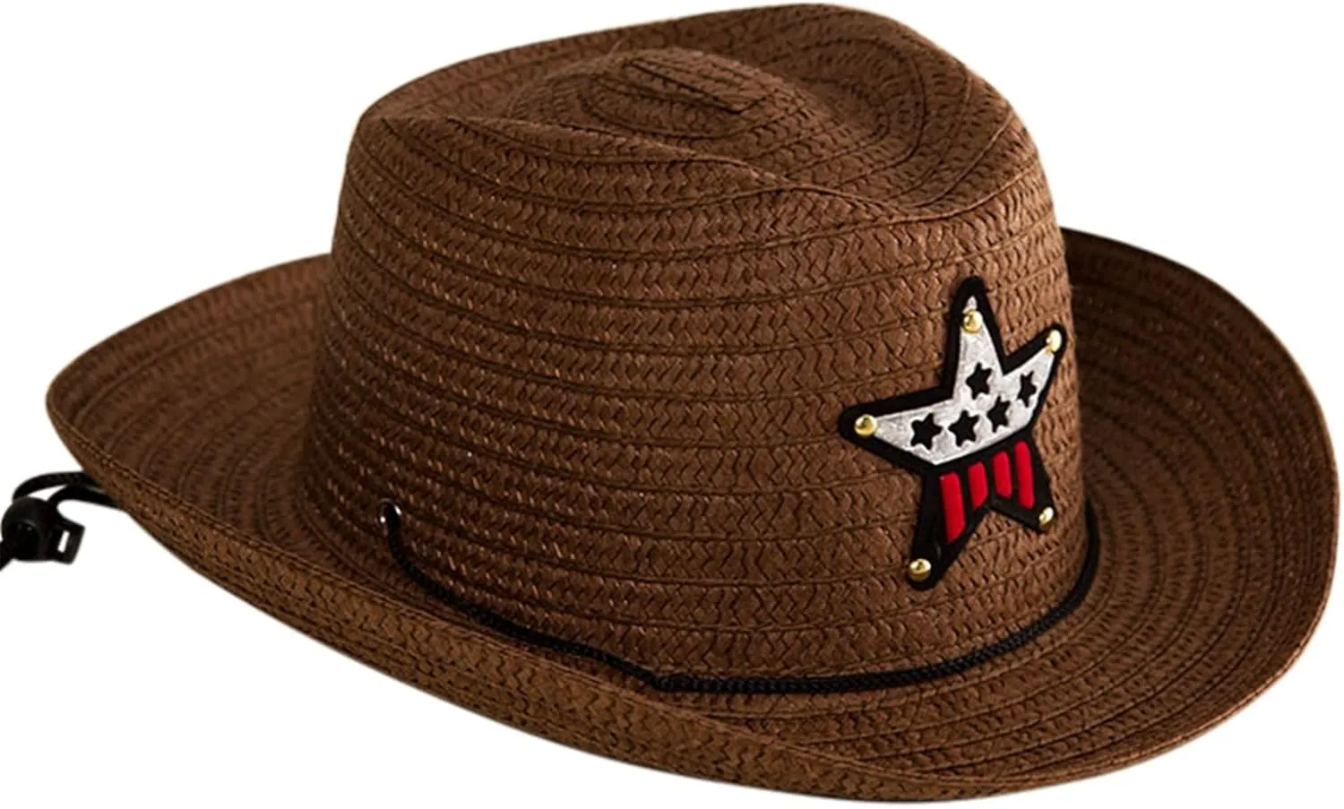Baby Strawhat Sun Hat Summer Toddler Cowboy Hat UPF 50  Sun Protective Kids Beach Hats Adjustable Boy Girl Cap