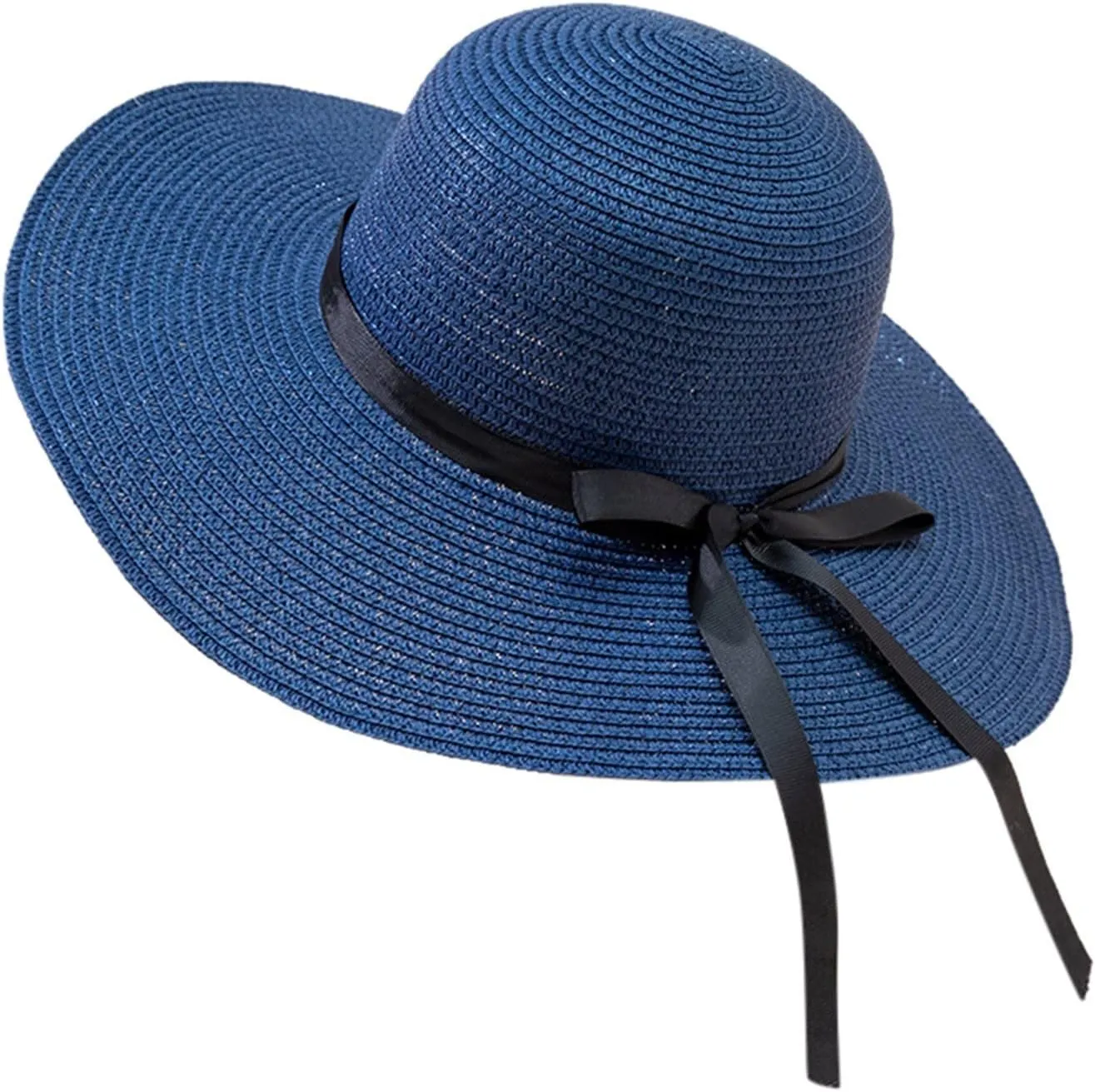 Beach Hats for Women Big Straw Wide Brim Summer Hat Floppy Foldable Roll up Cap Sun Hat UPF 50  Visor Hats
