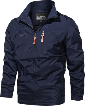 BIFUTON Winter Jackets for Men,Men's Lightweight Bomber Jacket Casual Spring Fall Windbreaker Zip Up Sportswear Outerwears