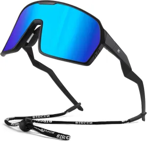 BIRCEN Sports Baseball Sunglasses for Men - Women Polarized UV Protection Cycling Glasses for Running Golf Softball Bike