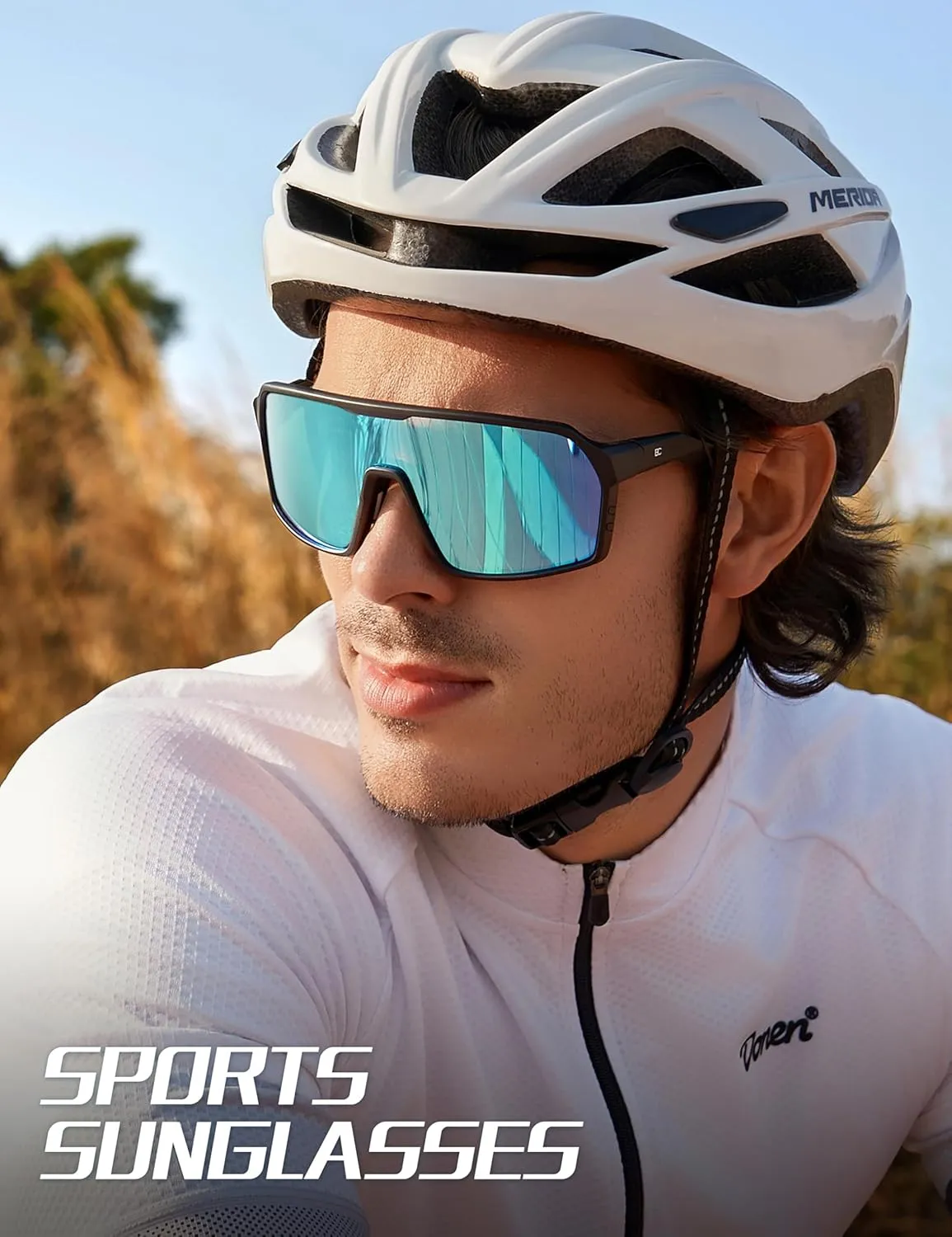 BIRCEN Sports Baseball Sunglasses for Men - Women Polarized UV Protection Cycling Glasses for Running Golf Softball Bike
