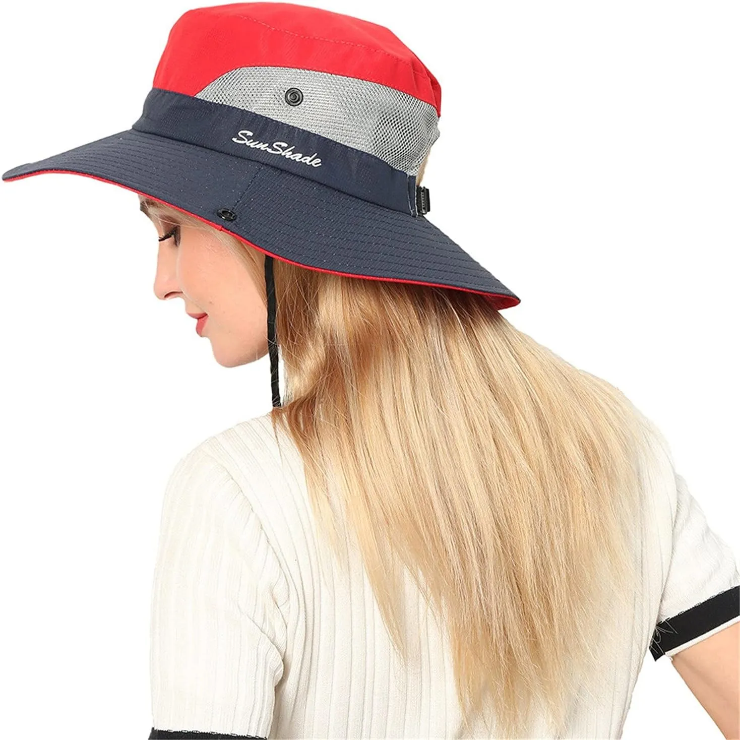 Bucket Hat, UPF 50, Wide Brim Sun Hat, UPF 50 Bucket Hat Packable Boonie Sun Hats s Birthday Easter