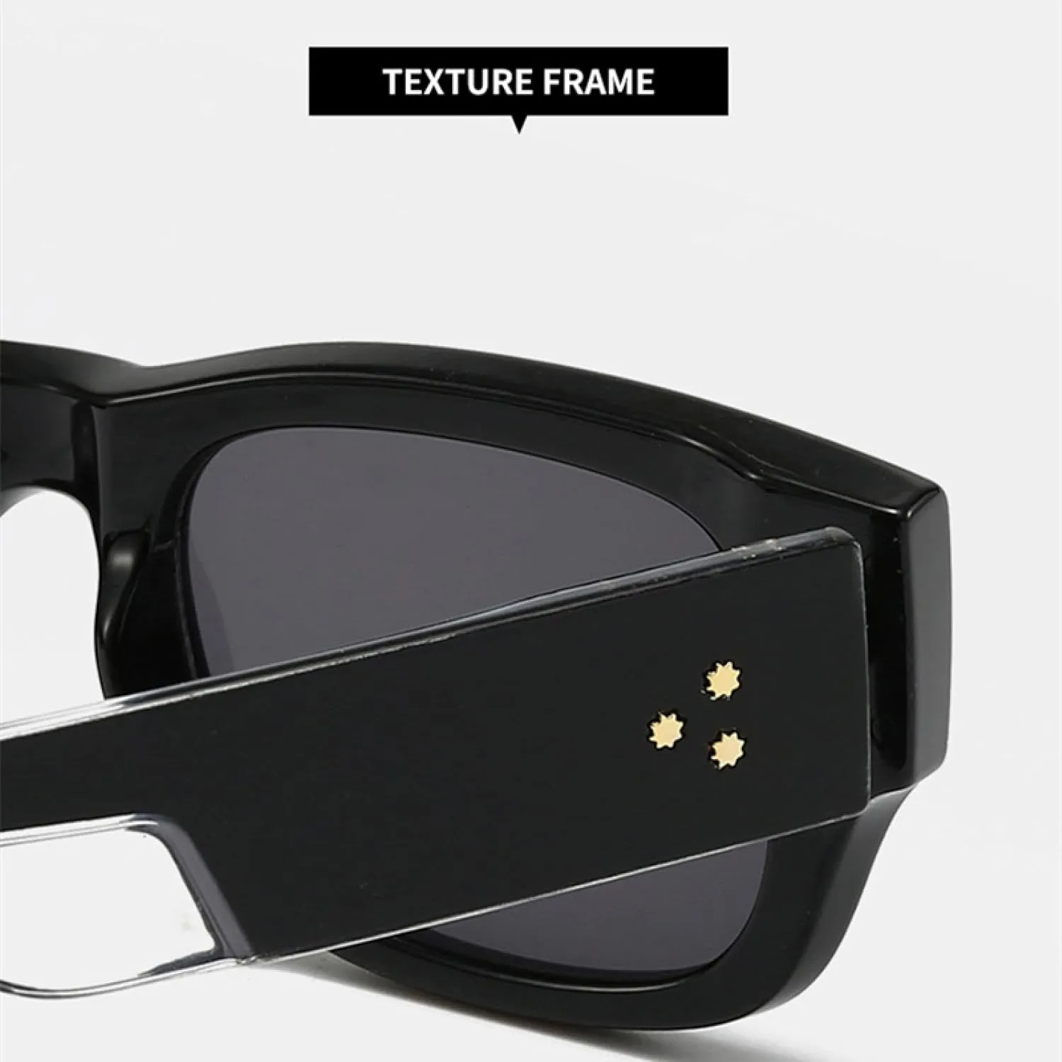 Candy Color Women Sunglasses Retro Rivets Punk Men