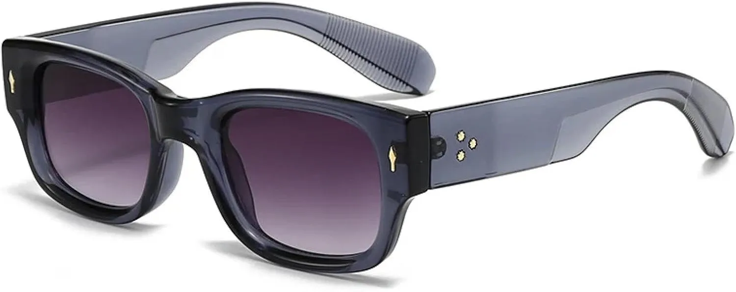 Candy Color Women Sunglasses Retro Rivets Punk Men