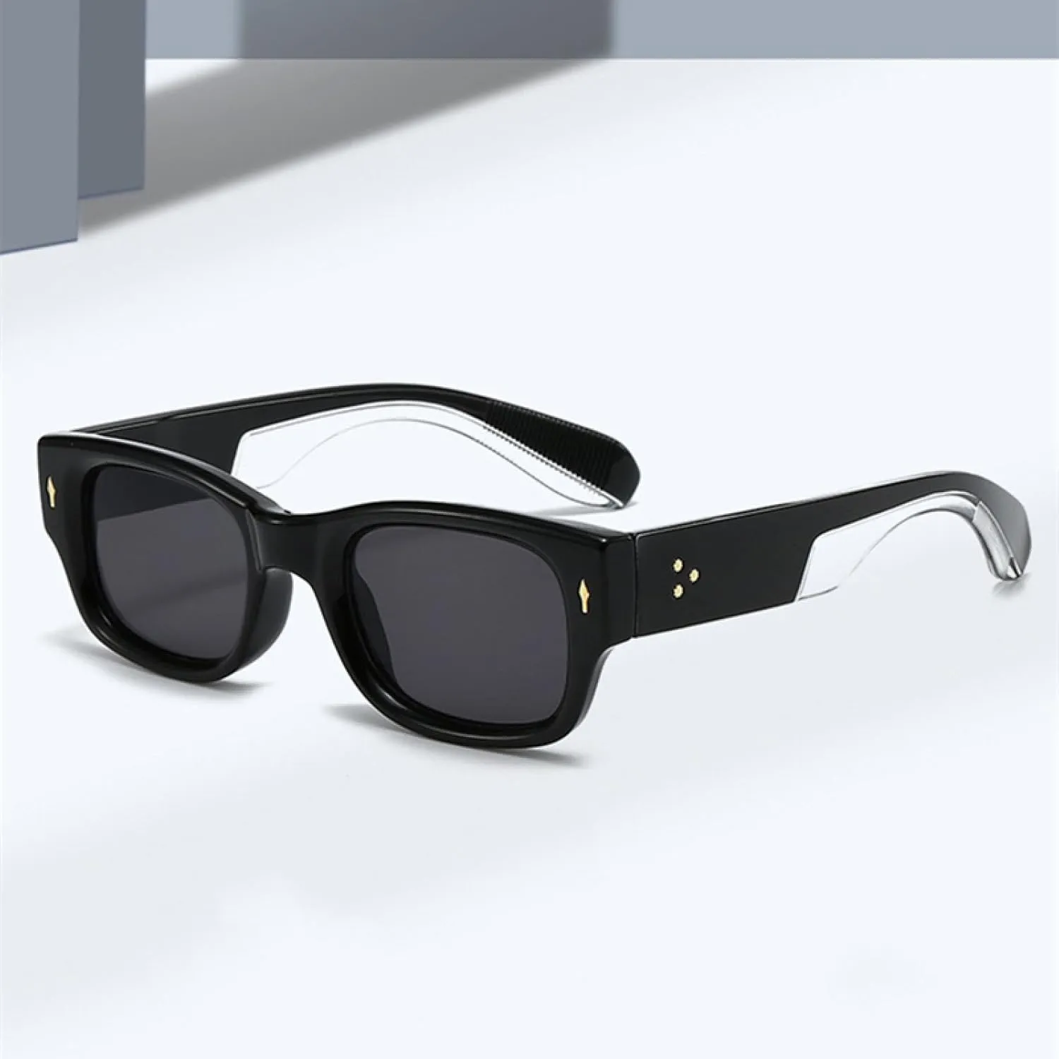 Candy Color Women Sunglasses Retro Rivets Punk Men
