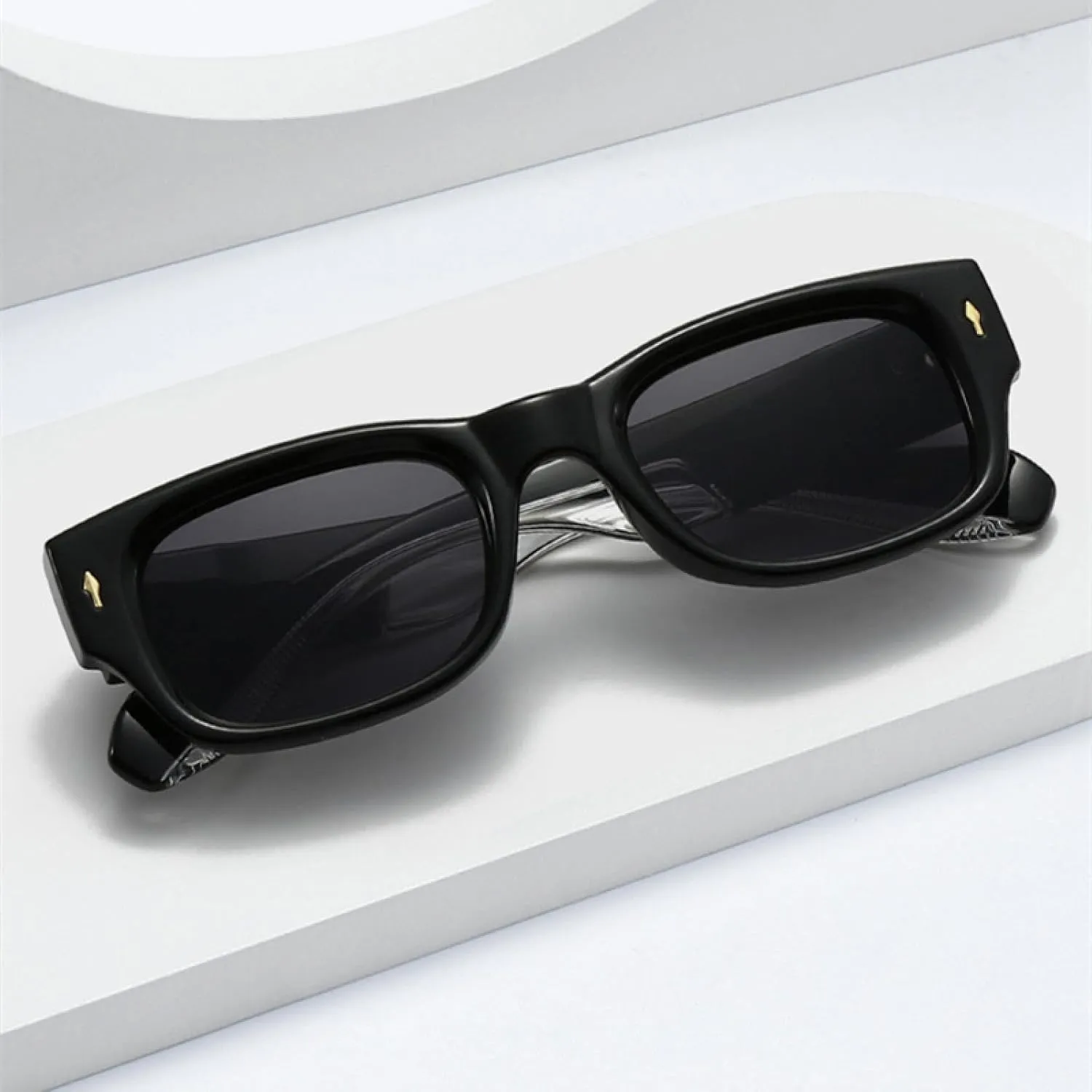 Candy Color Women Sunglasses Retro Rivets Punk Men