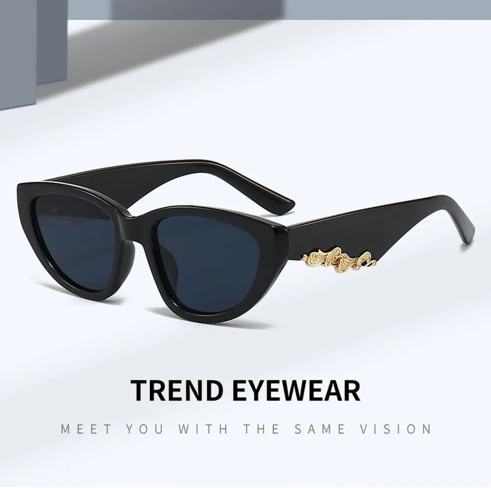 Cat Eye Sunglasses Women Vintage Shades Luxury Female Sun Glasses UV400 Eyewear