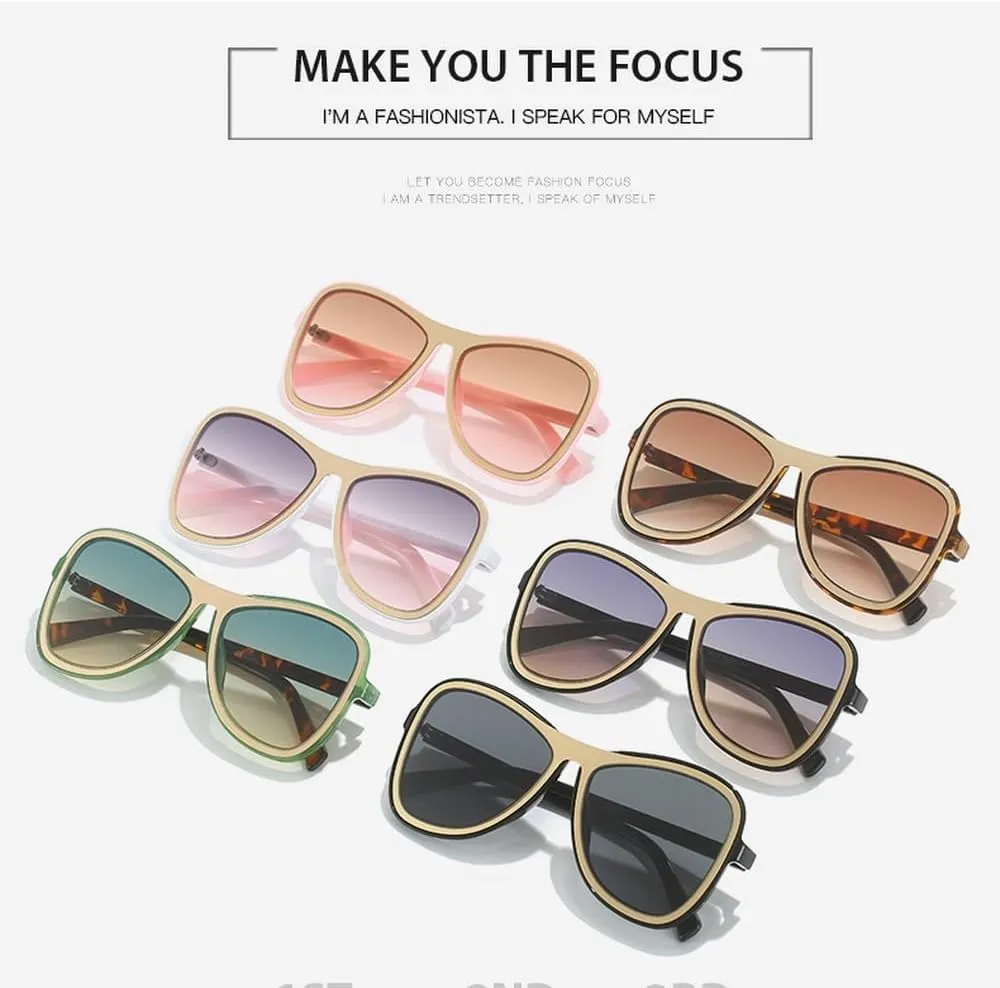 Cat Eye Sunglasses Women Vintage Shades Luxury Sun Glasses UV400 Eyewear
