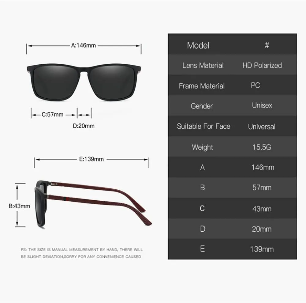 CGZWFERA-Fashion Men's Polarized Sunglasses Men Women Luxury Sun Glasses Male Driving Travel Eyewear UV400