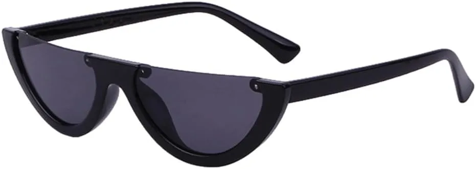 Cool Small Size Half Frame Cat Eye Sunglasses Women Fashion Sun glasses Vintage Shades UV400