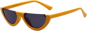 Cool Small Size Half Frame Cat Eye Sunglasses Women Fashion Sun glasses Vintage Shades UV400
