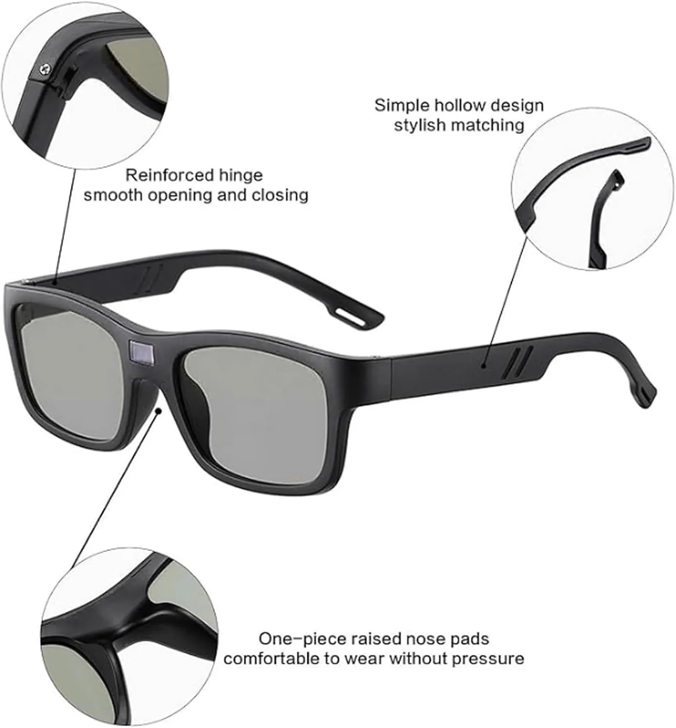 COTIA 0.1 Seconds Smart Photochromic Polarized Men's Sunglasses for Driving and Riding Day and Night Fishing Sun Glasses