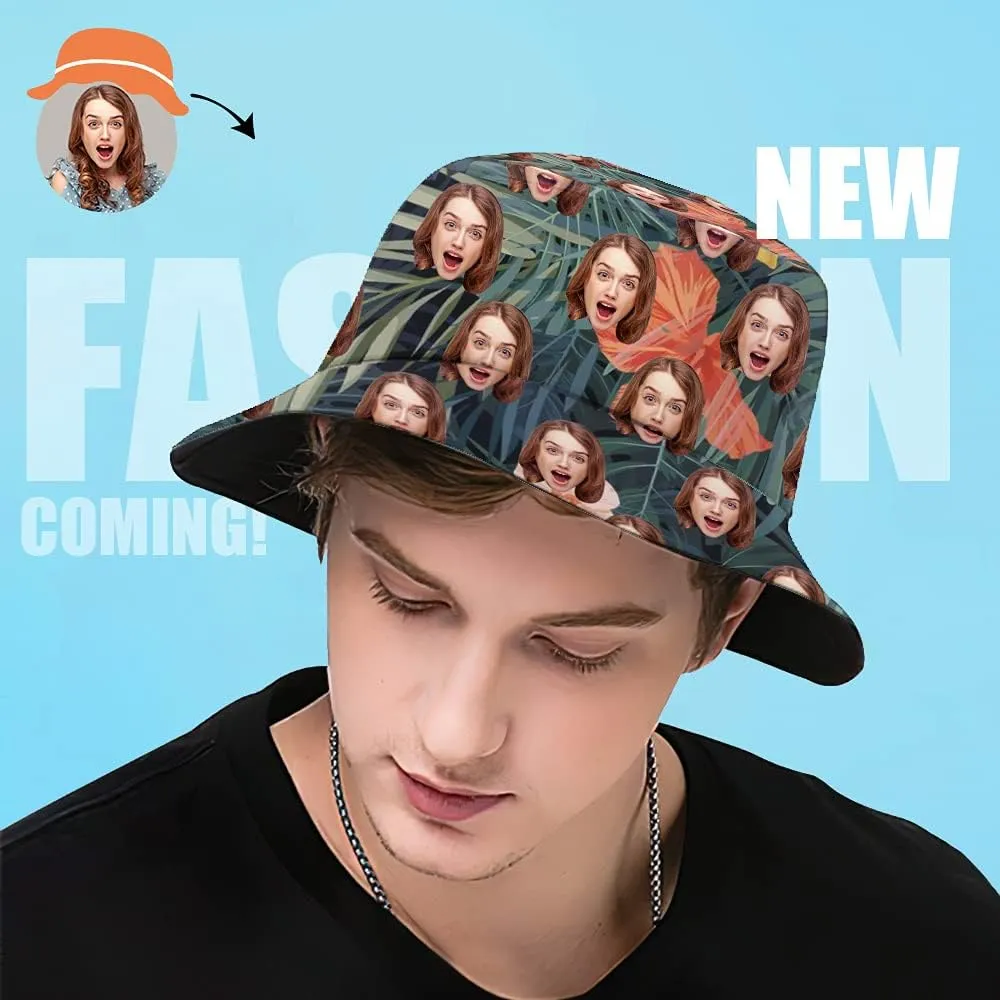 Custom Bucket Hat for Women Men Design Your Photo Personalized Summer Sun Hat Baseball Cap Unisex Summer Beach Cap Travel