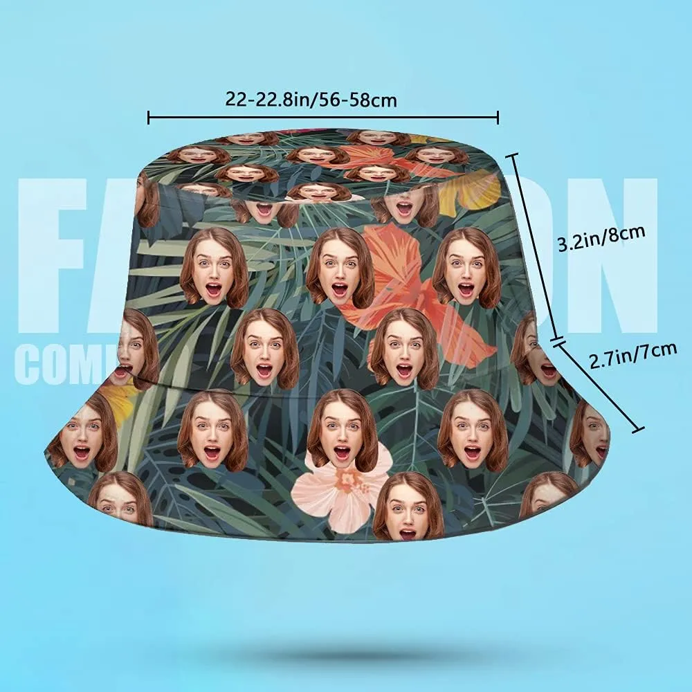 Custom Bucket Hat for Women Men Design Your Photo Personalized Summer Sun Hat Baseball Cap Unisex Summer Beach Cap Travel