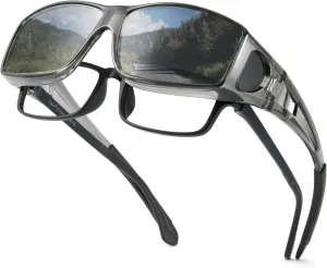 Cyxus Fit Over Sunglasses Polarized Sunglasses for Nearsighted People UV Protection Driving Sunglasses