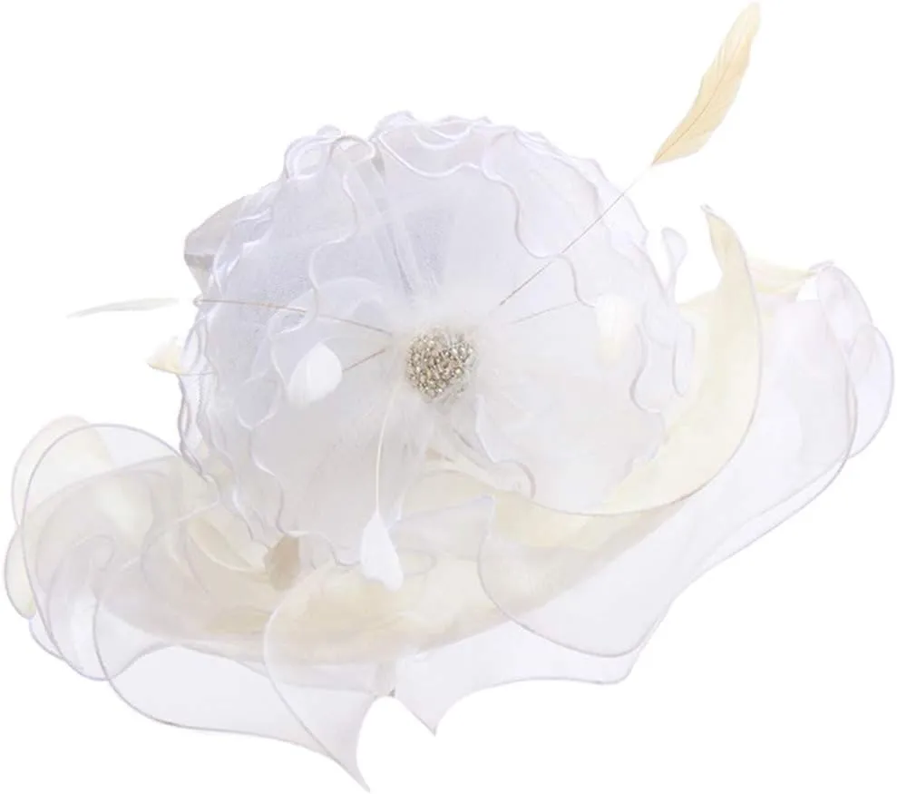 Derby Hats for Women 2024, Fascinator Hat Kentucky Church Hats for Women Tea Party Derby Dress Hat for Women