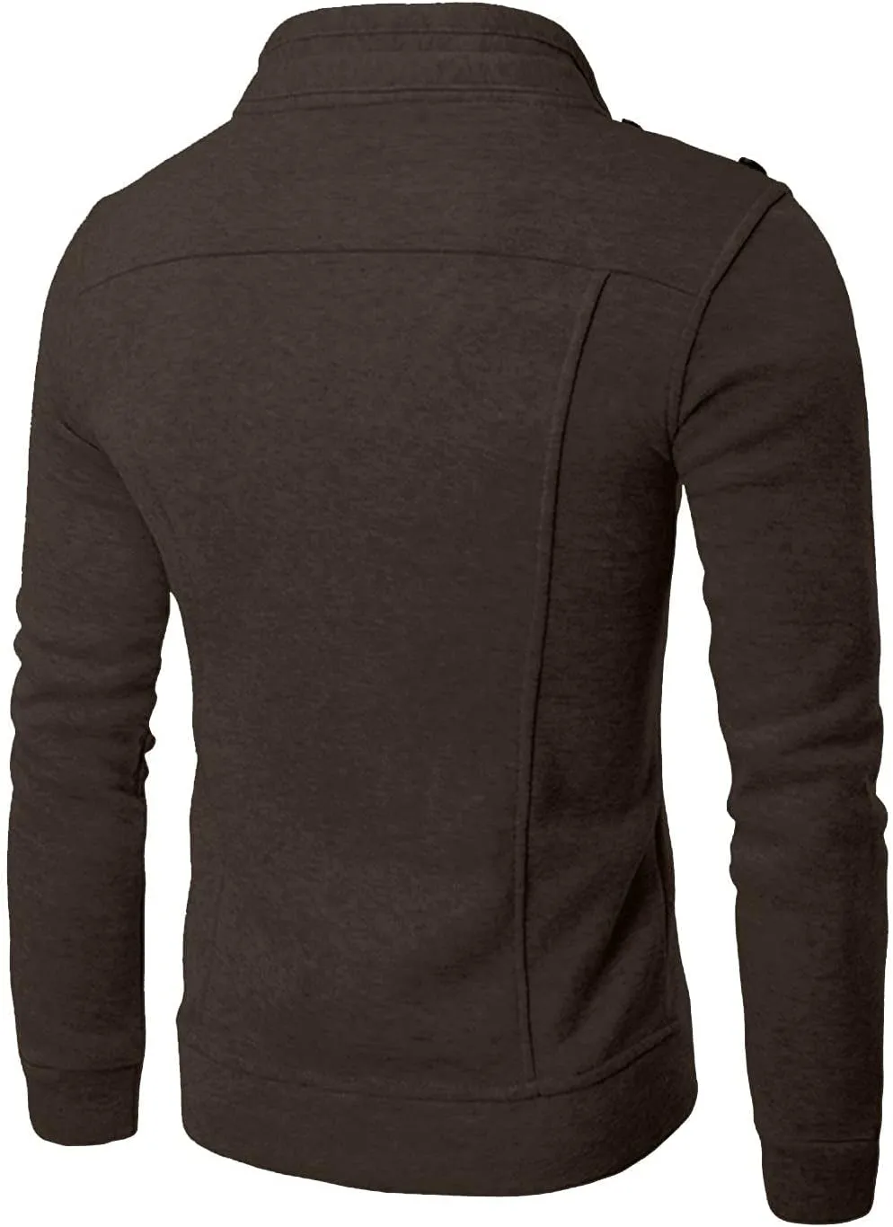 DuDubaby Mens Slim Lapel Cardigan Coat Jacket