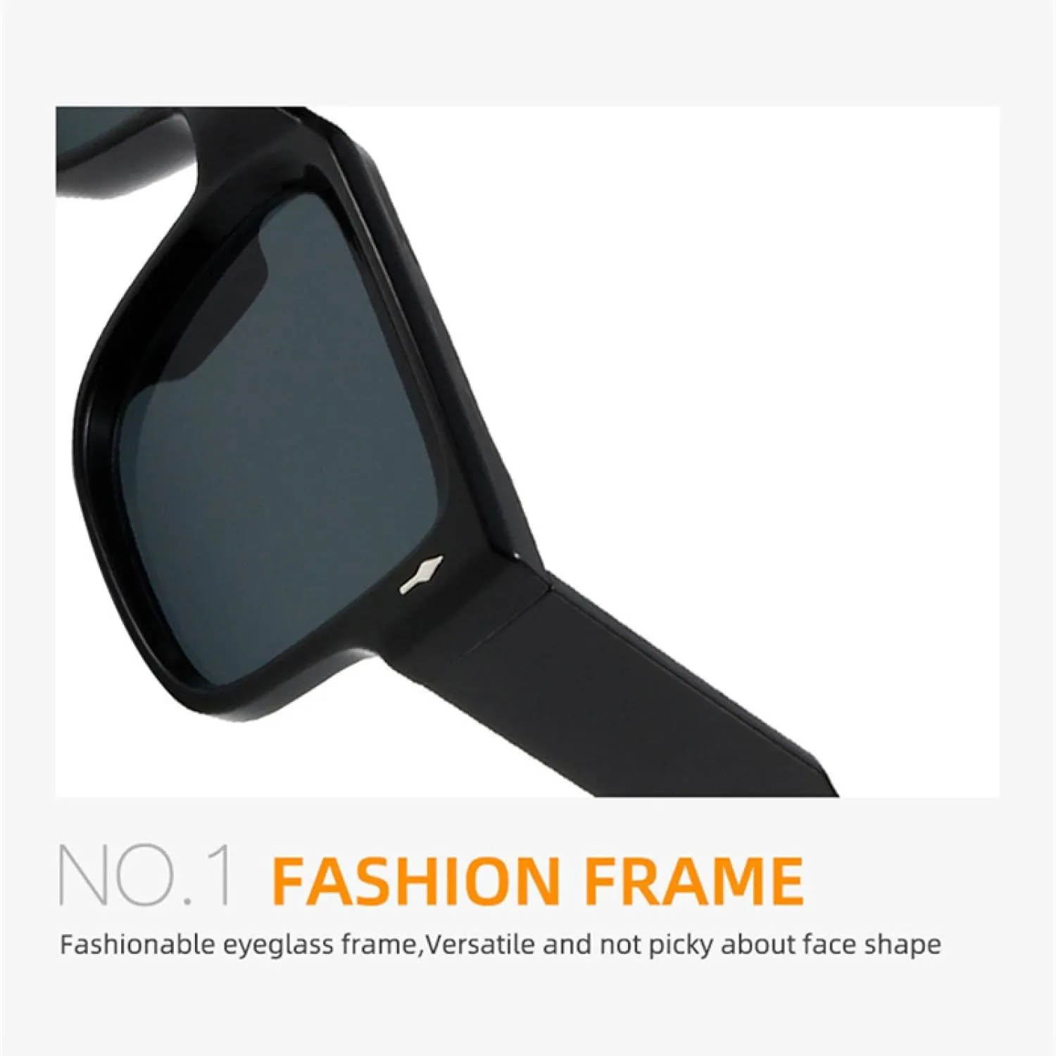 Fashion Men Rivets Sunglasses Shades Uv400 Retro Women