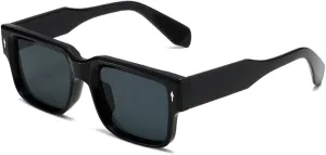 Fashion Men Rivets Sunglasses Shades Uv400 Retro Women