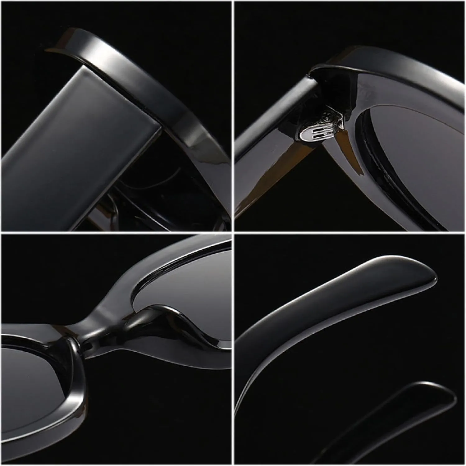 Fashion Oval Women Shades Uv400 Men Retro Round Leopard Sun Glasses