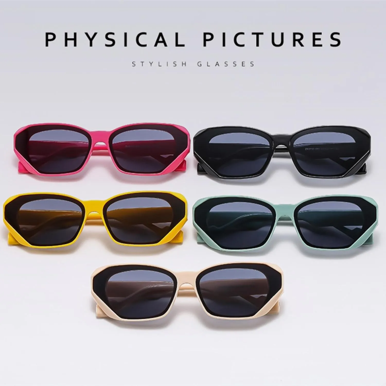 Fashion Punk Sports Sunglasses Women Frame Fashion Retro Uv400
