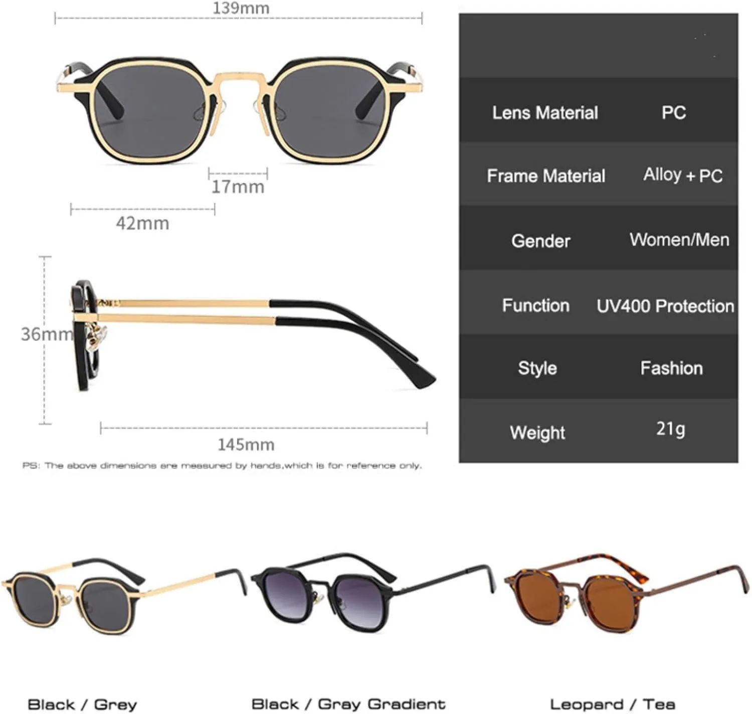Fashion Small Sunglasses Women Retro Punk Shades Uv400 Men Trending