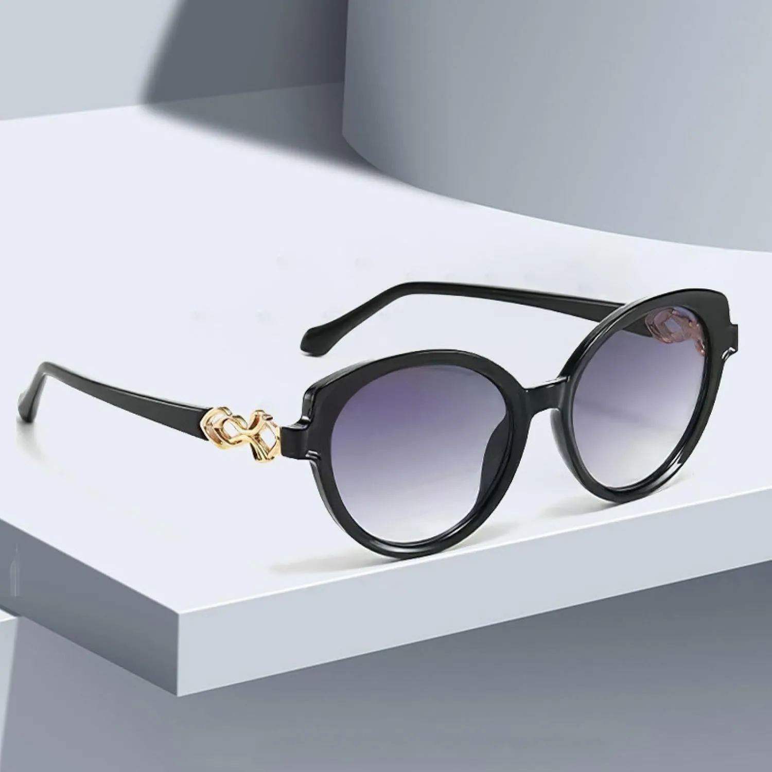 Fashion Women Luxury Sun Glasses Sexy Frame Cat Eye Sunglasses Female Vintage Uv400 Eyewear