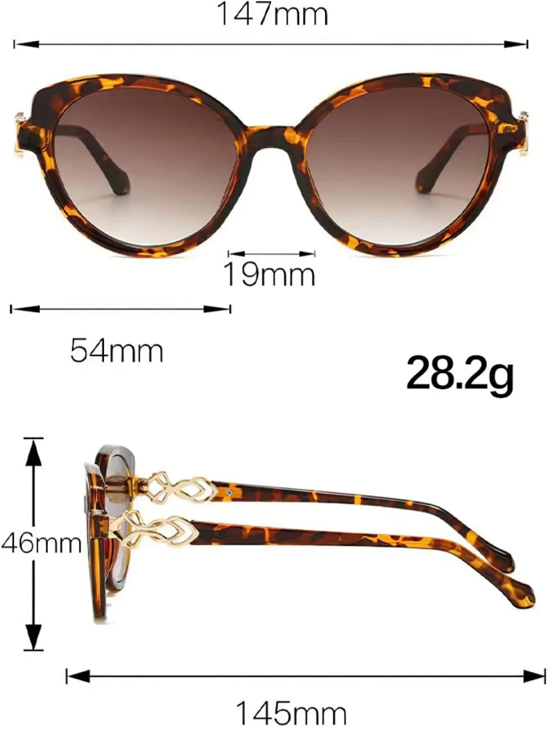 Fashion Women Luxury Sun Glasses Sexy Frame Cat Eye Sunglasses Female Vintage Uv400 Eyewear