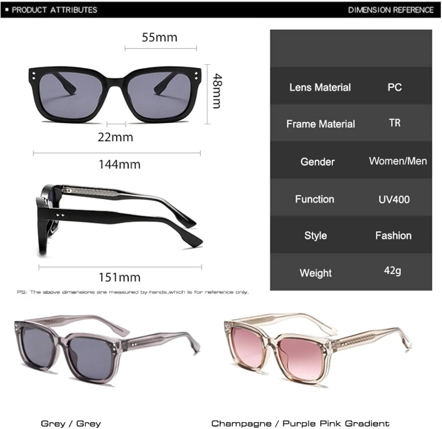 Fashion Women Luxury Sunglasses Retro Rivets Gradient Shades Uv400 Men Trending Punk