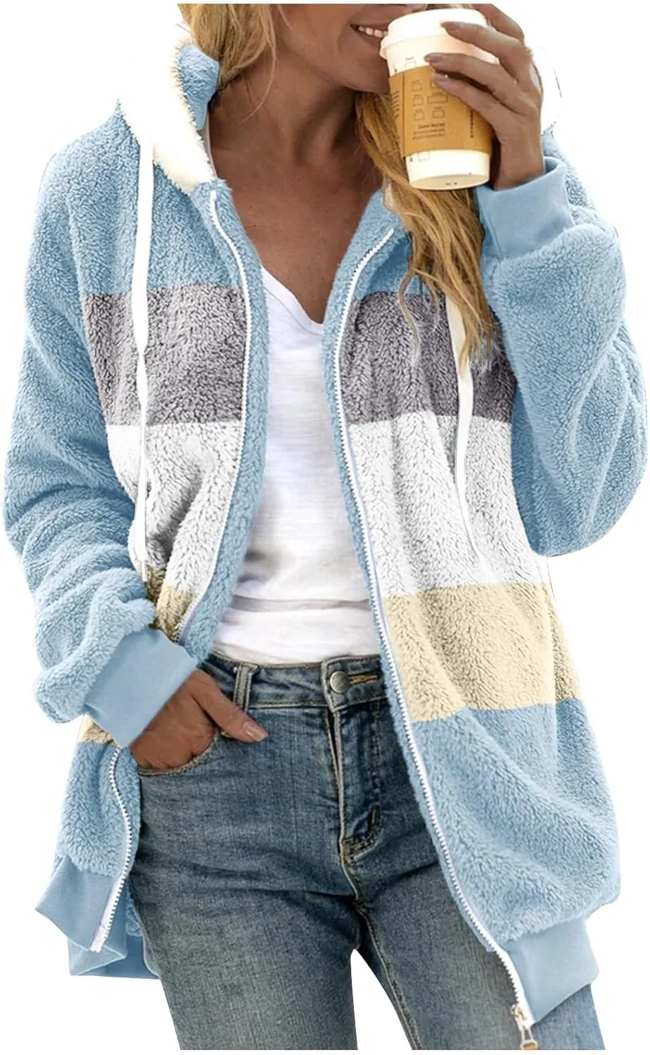 Heated Jacket Fleece Full Sleeve Collared Trench Coat For Women 2023 Blank Big And Tall Athletic Faux Fur Jacket