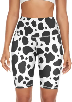 High Waist Yoga Shorts for Women Athletic Shorts Leggings with Hidden Pockets