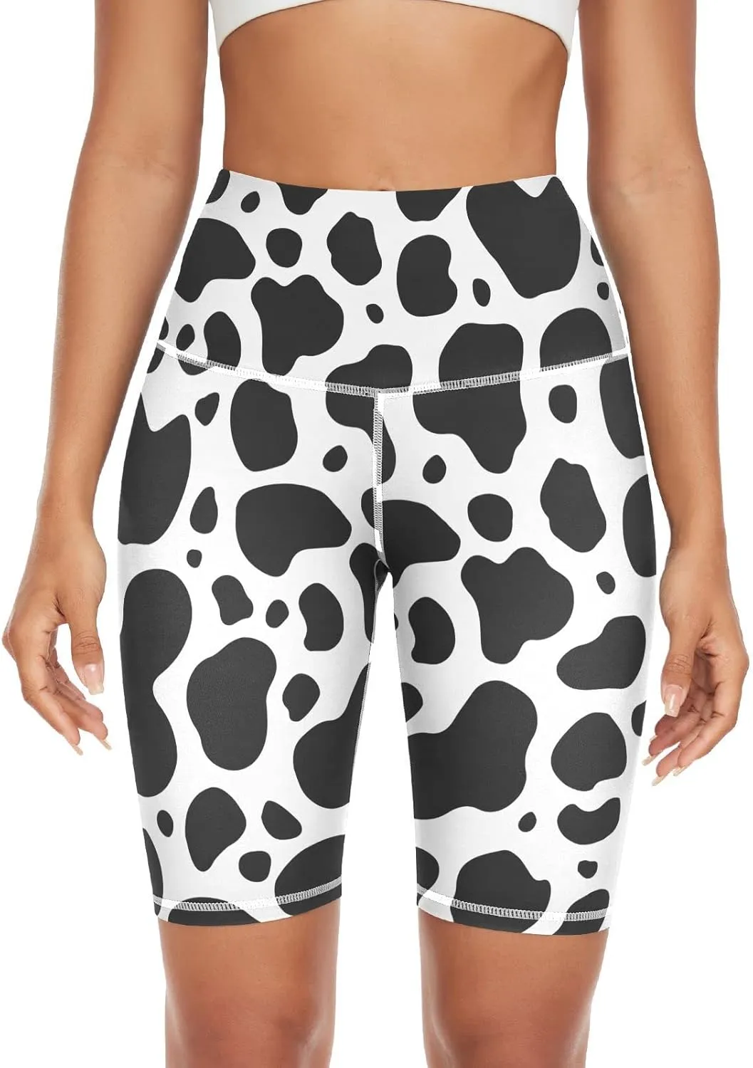 High Waist Yoga Shorts for Women Athletic Shorts Leggings with Hidden Pockets