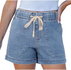 Hvyesh Jean Shorts Womens Jorts Summer Cute Denim Shorts for Women High Waisted