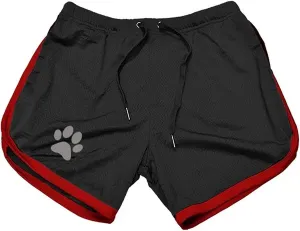Lastesso Athletic Shorts for Men 5 Inch Inseam Lightweight Shorts Printing Drawstring Quick Dry Shorts Workout Running Jogger