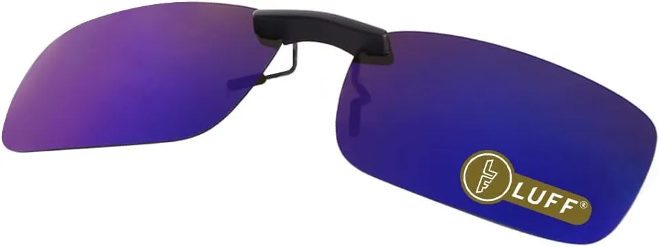 LUFF Polarized Clip on Sunglasses for women and men,sunglasses clip for car visor,UV400 Outdoor/Driving/Fishing