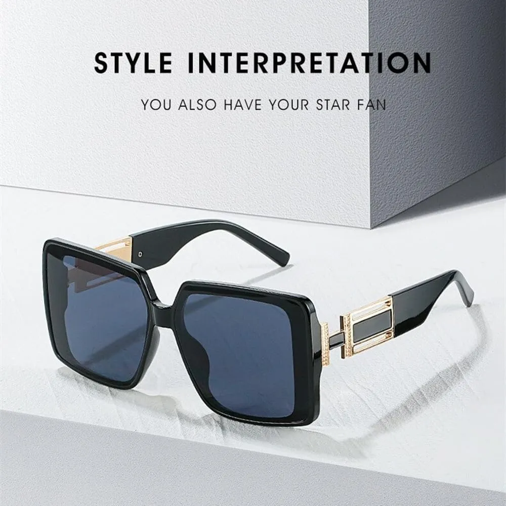 Luxury Oversized Men Sunglasses Sun Glasses For Women Fashion Gradient Shades