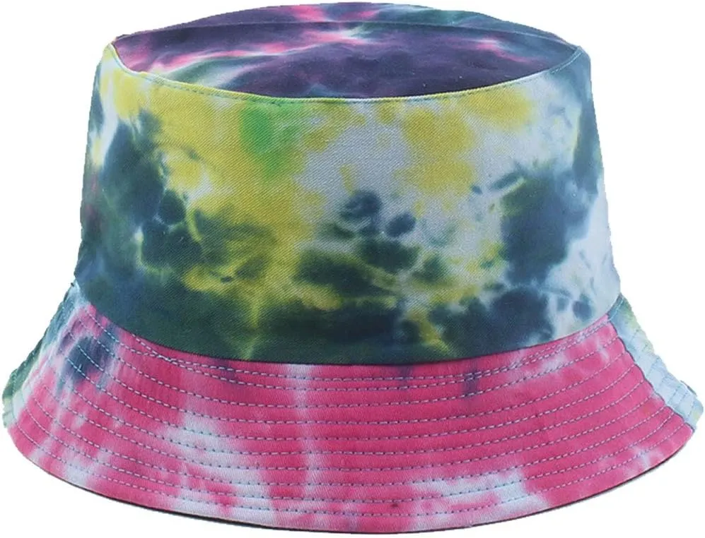 MaxNova Reversible Bucket Hats for Women Travel Beach Sun Hat Flower Embroidery Outdoor Cap Unisex