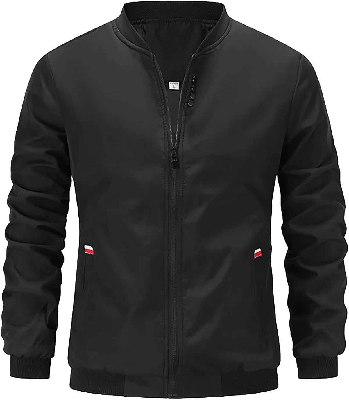Men's Bomber Jacket Stylish Lightweight Softshell Flight Spring Fall Casual Jackets for Men Fashion Coat