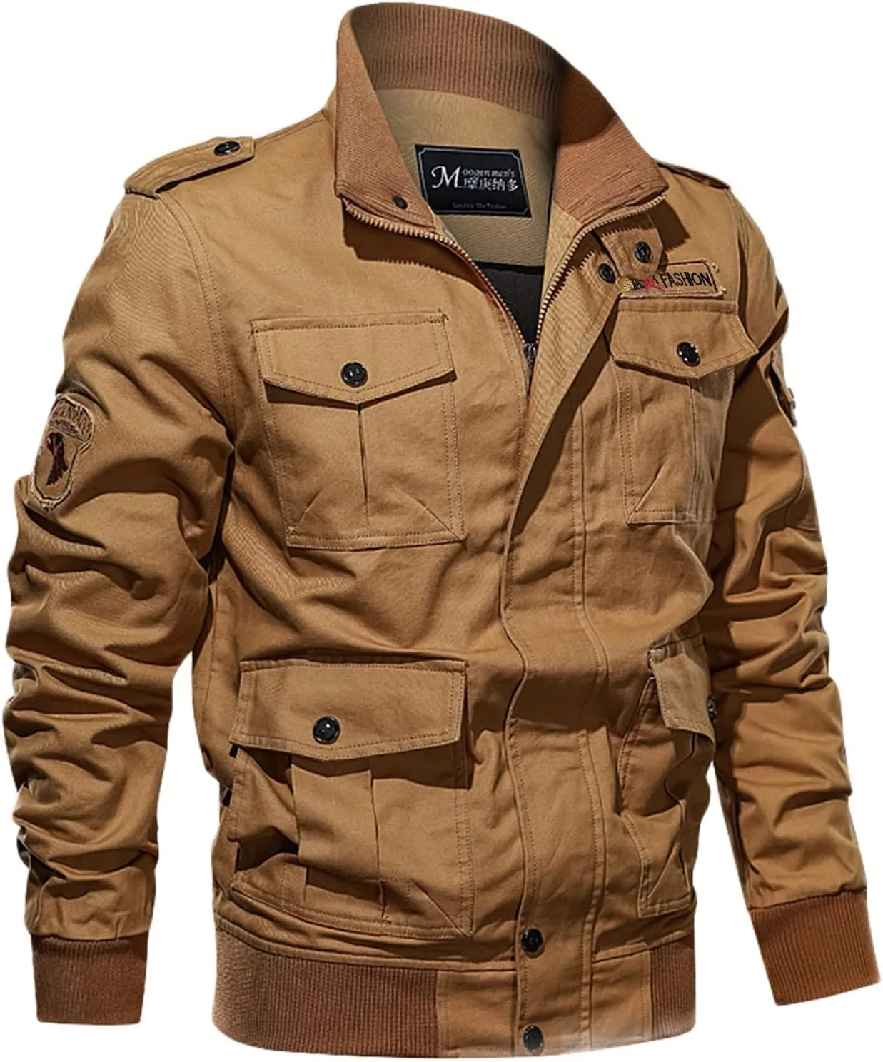 Men's Corduroy Plaid Sherpa Lined Clothing Warm Long Sleeve Thickened Winter Breathable Coat with Pocket Fleece