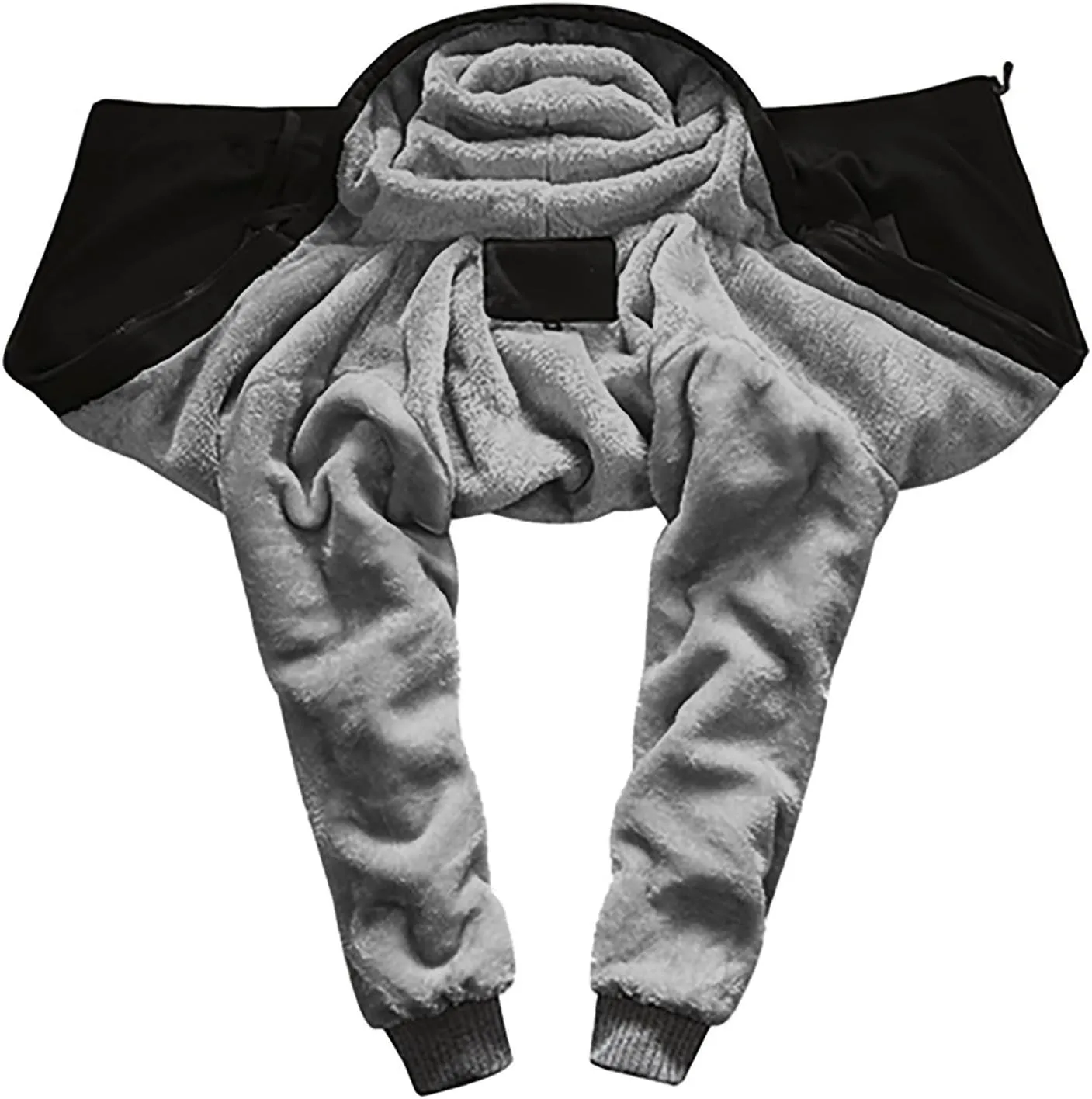 Mens Jacket Winter Heavyweight Workout Zip Long Sleeve Sherpa Lined Warm Hoodie Jackets Sweatshirt Coats Sports,S-5XL