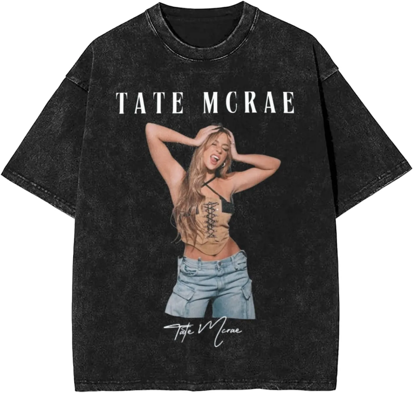 Mens Oversized T Shirts Loose Fit Crewneck Short Sleeve Tops Summer Graphic Blouse Basic Tee
