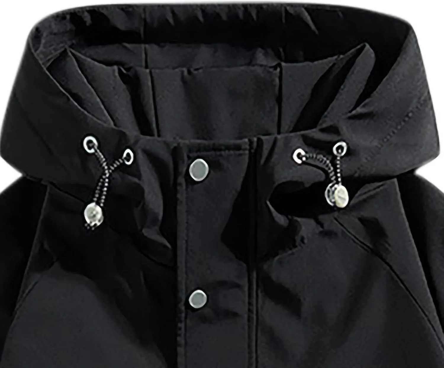 Mens Rain Jacket Lightweight Outdoor Hiking Travel Waterproof Hooded Windbreaker Oversized Fashion Teen Boy Raincoat