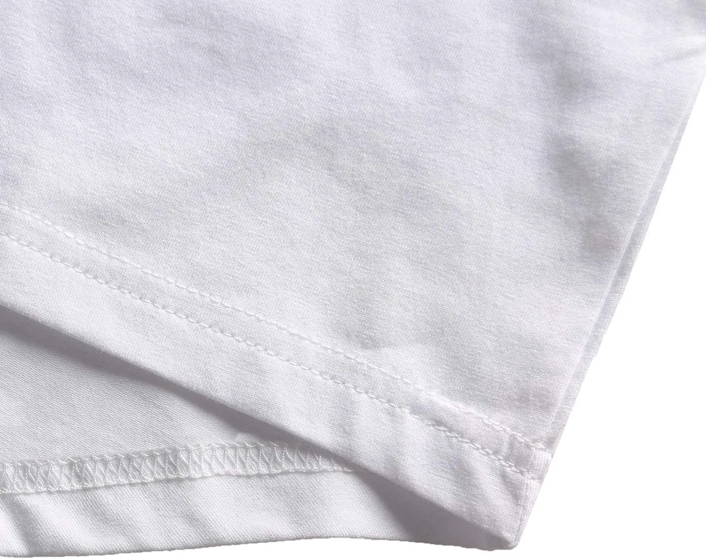 Men's V Neck T Shirts Tight Tee Stepped Hem