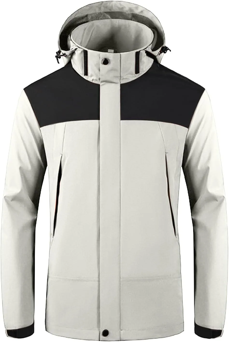 Mens Waterproof Rain Jackets For Business Casual Outdoor Softshell Jacket Windbreaker Fall Fashion Hooded Rainoats