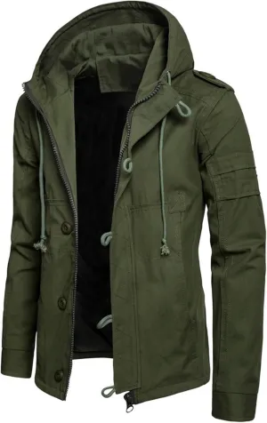 Mens Windbreaker Hooded Jacket Windproof Coat Outdoor Mountain Hiking Sport Jackets Windbreaker Coats For Men