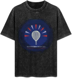 Men's Women's Oversized T-Shirts Loose Fit Vintage Washed Tees Short Sleeve Funny Shirts Tops