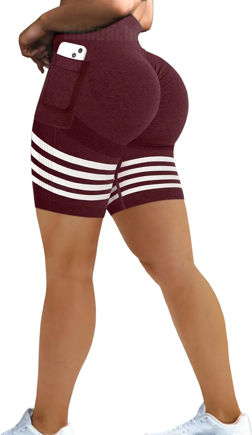 MOHUACHI Butt Lifting Shorts for Women High Waist Workout Biker Shorts Scrunch Booty Yoga Shorts TIK Tok Gym Leggings