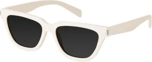 mosanana Trendy Small Cat Eye Polarized Sunglasses for Women Retro Square Narrow Skinny Sun Glasses MS52358